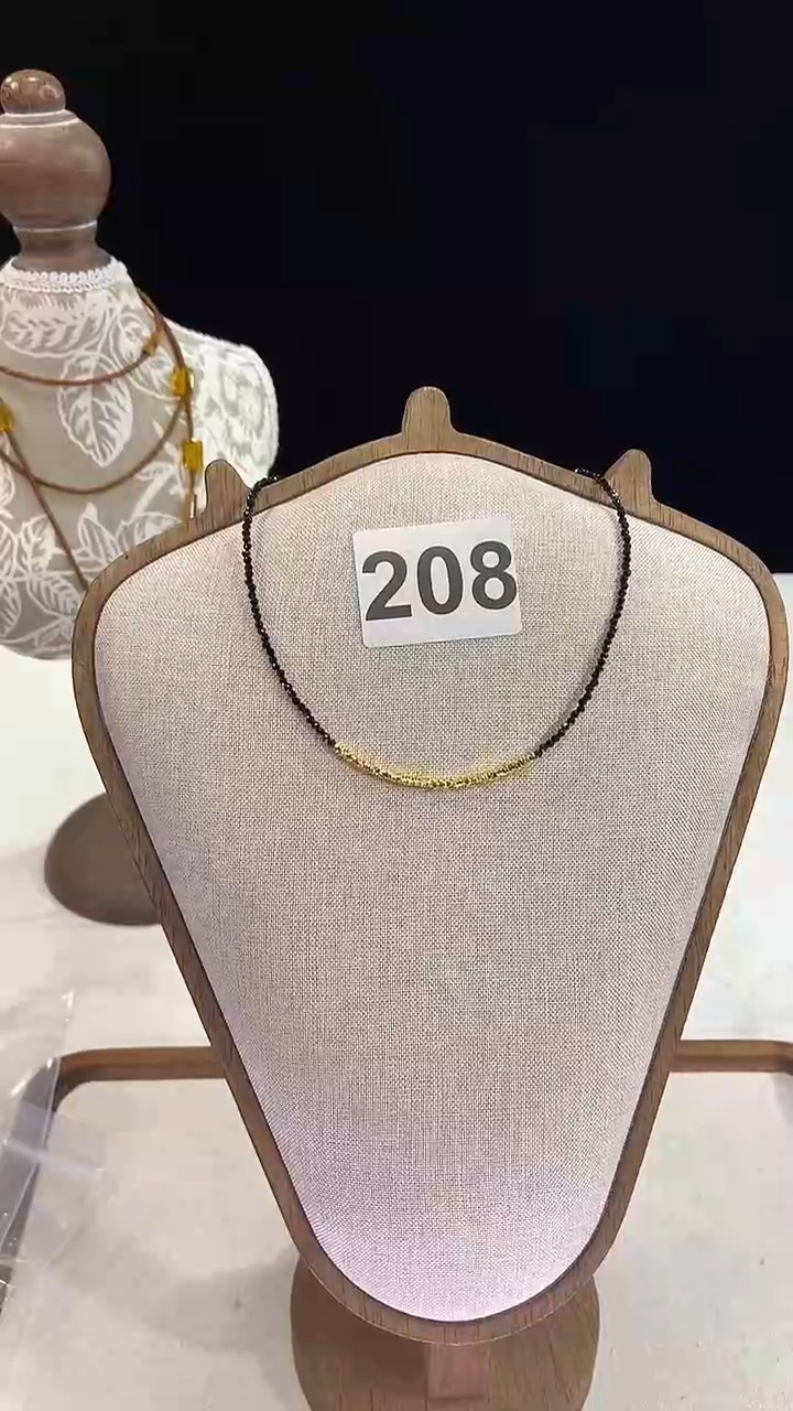 项链钛钢淡水珍珠208