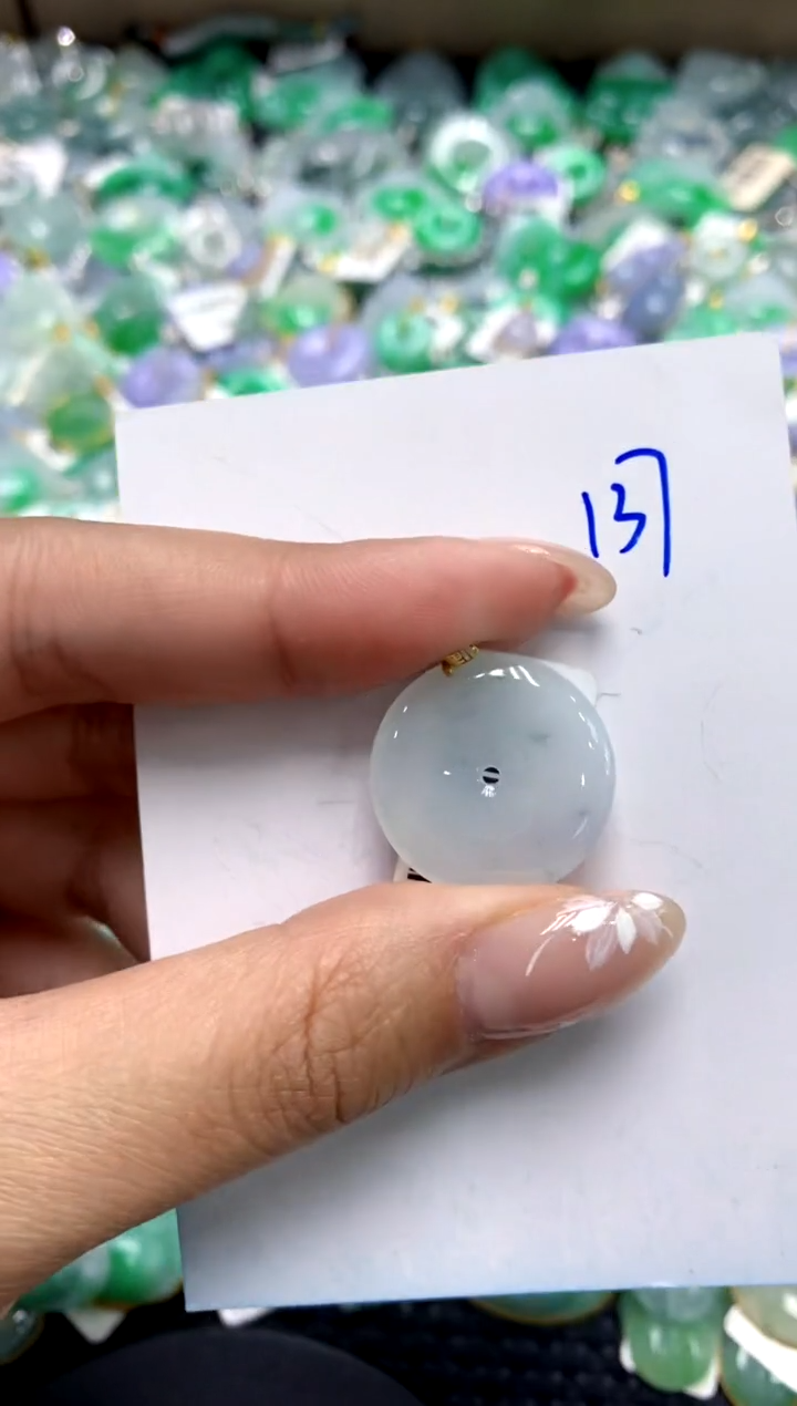 【闪购商品】翡翠颈饰18K金镶嵌111111111111111111