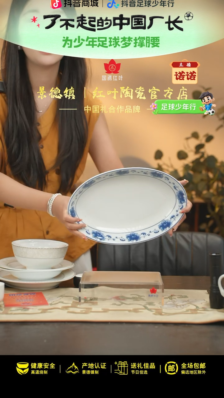 1个微瑕满汉全席12英寸鱼盘