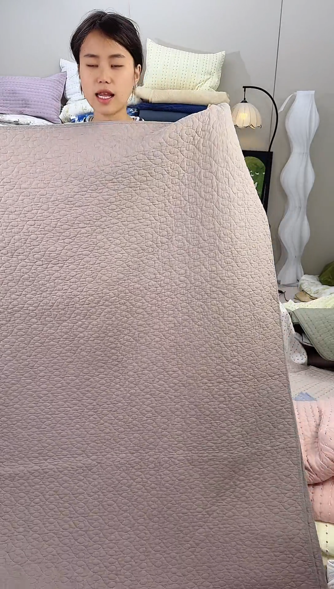 棉纯棉咖色葫芦200*220