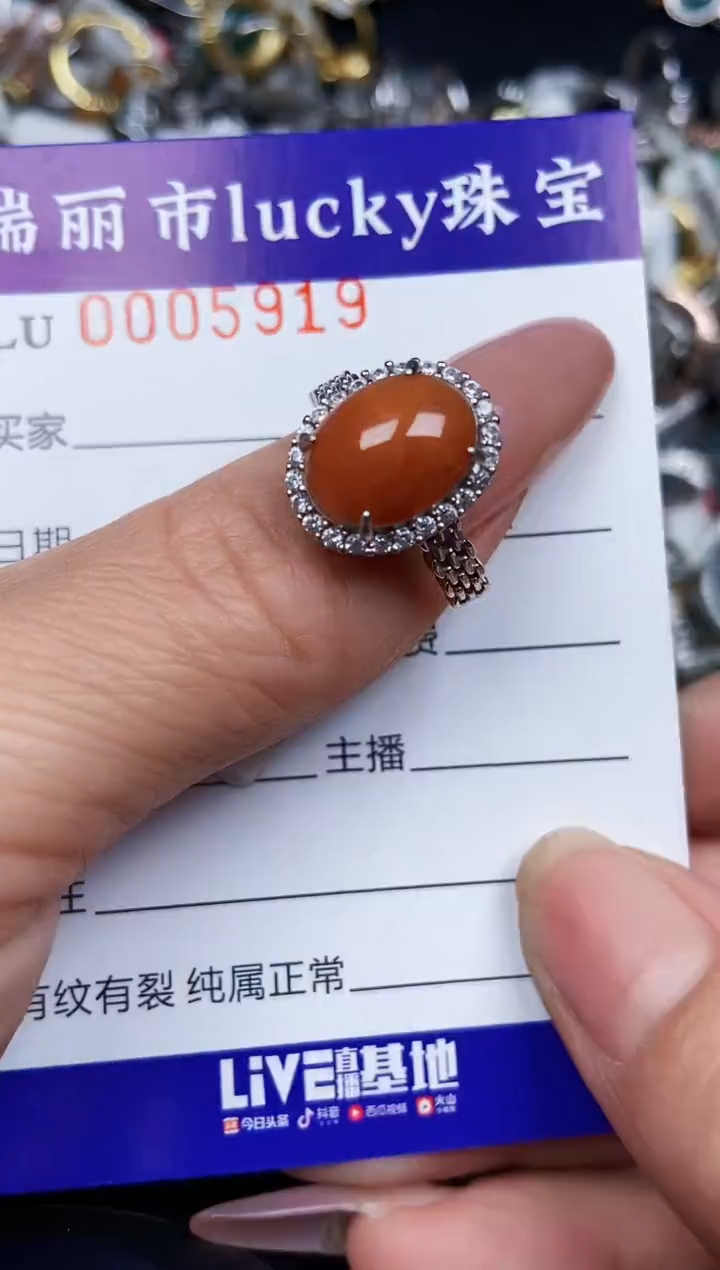 翡翠银S925镶嵌颈饰5919