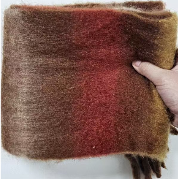 条纹围巾化妆包包