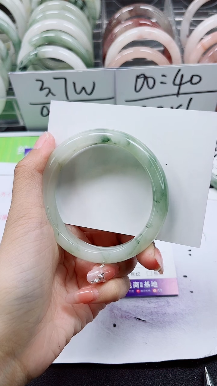 【闪购商品】石英质玉手镯未镶嵌A258-56/57