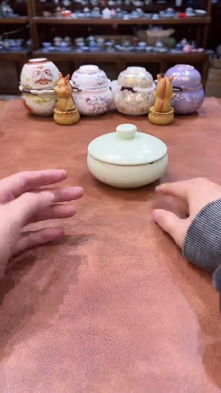 真的很便宜会开片的旅行茶具