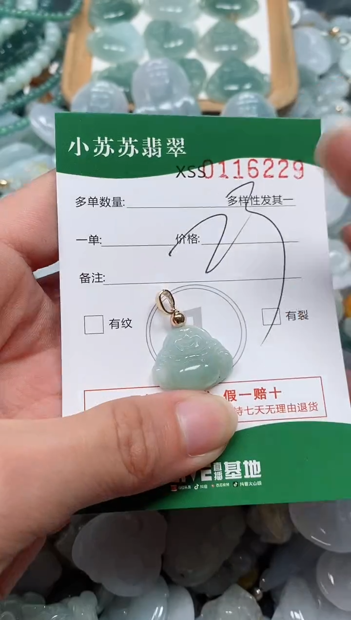 【闪购商品】翡翠颈饰未镶嵌闪购商品0116229