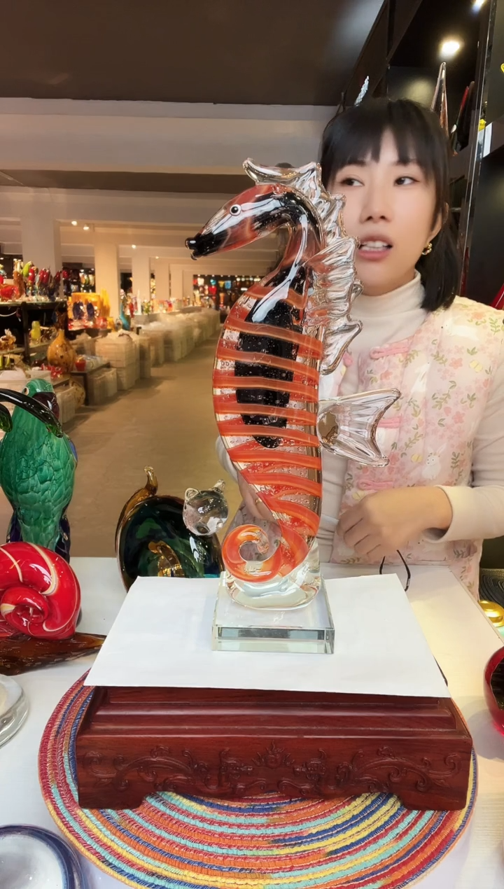 【闪购商品】茶盏琉璃摆件家居摆件