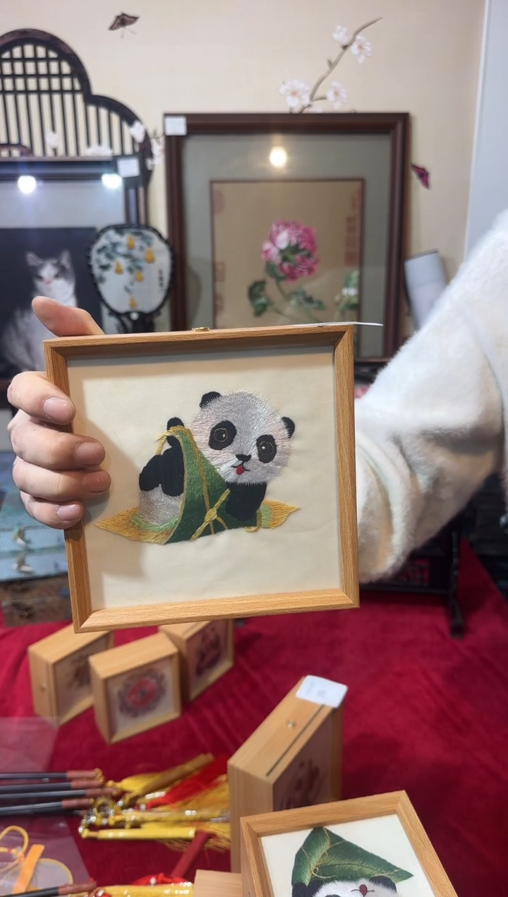 织绣精品苏绣手工刺绣，大夜灯40