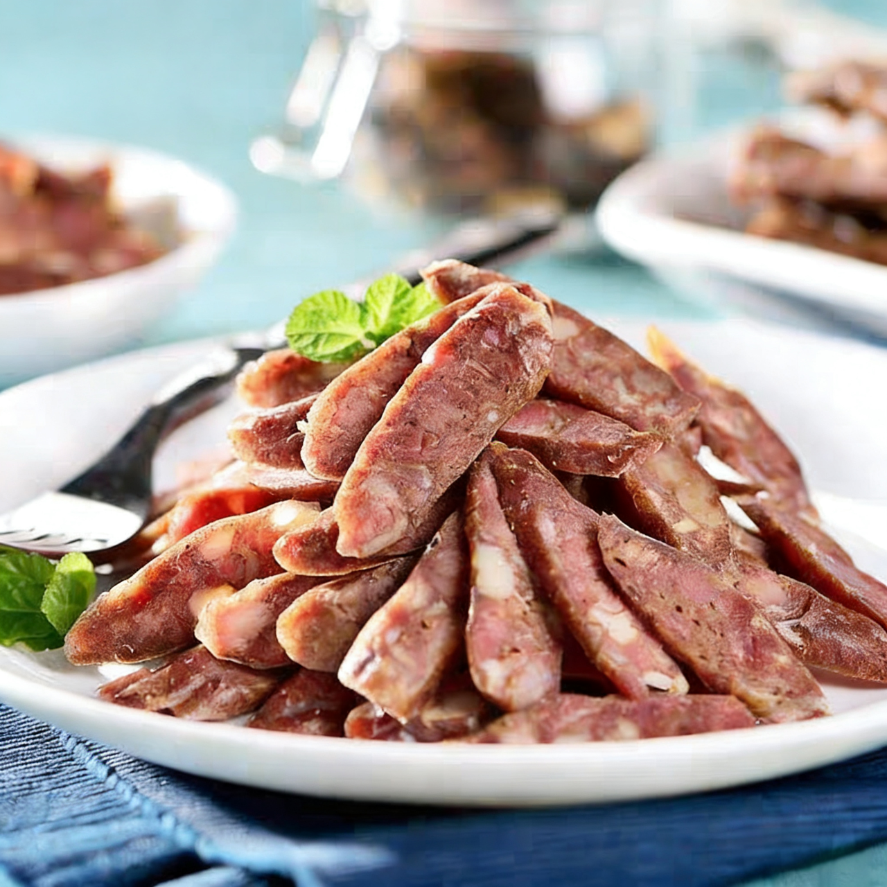 山东泰安牛肉五香香肠，五香浓郁，营养可口2斤装（非清真）