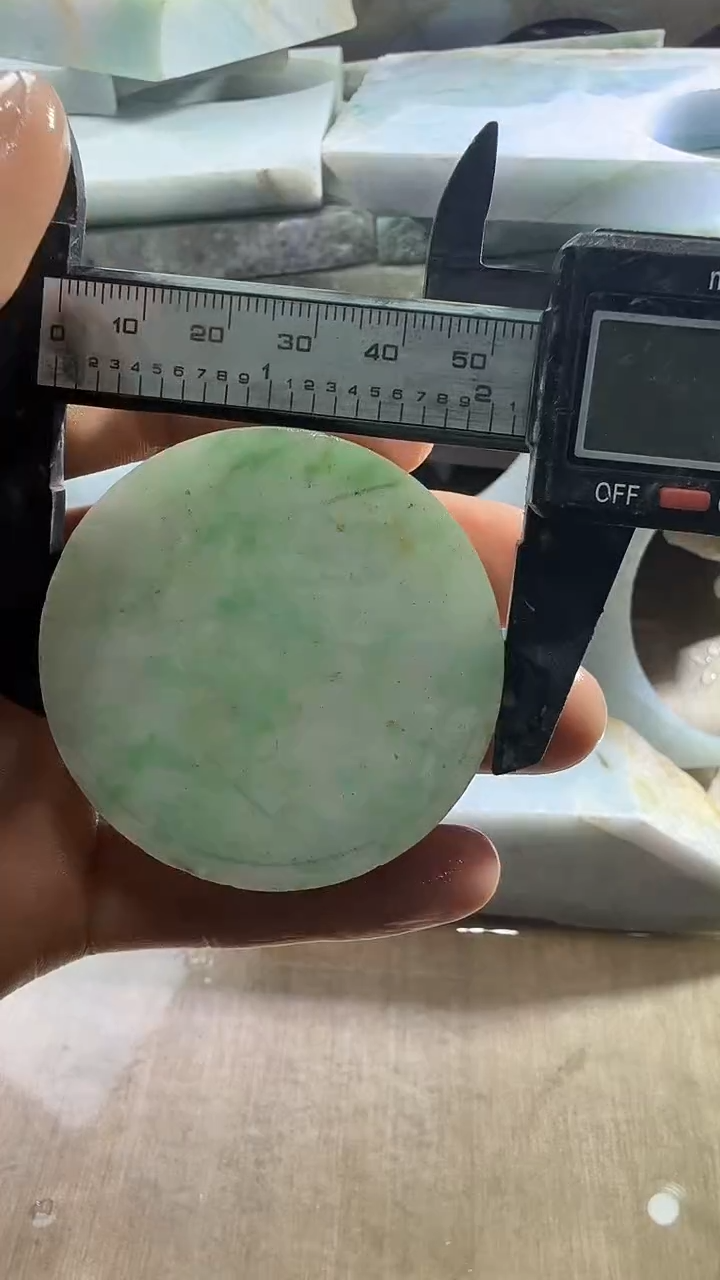 裸石翡翠天然翡翠A货花144