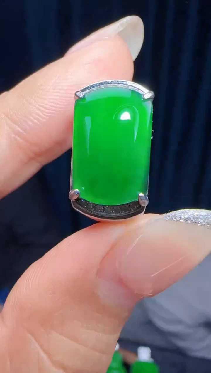 未镶嵌定制翡翠翡翠戒指186