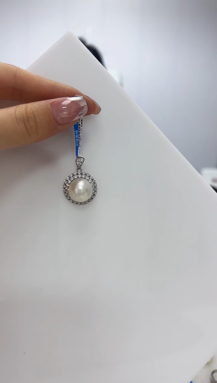 【闪购商品】海水珍珠DA银S925镶嵌吊坠 A2540