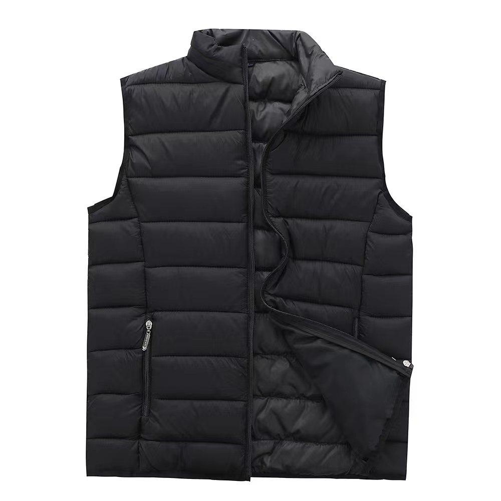 秋冬男士运动马甲黑