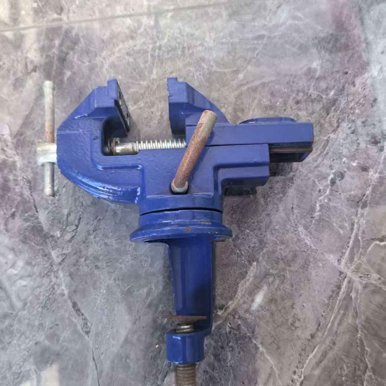 A月月专属 多功能重型迷你小型万向家用工作台快速平口固定桌虎钳