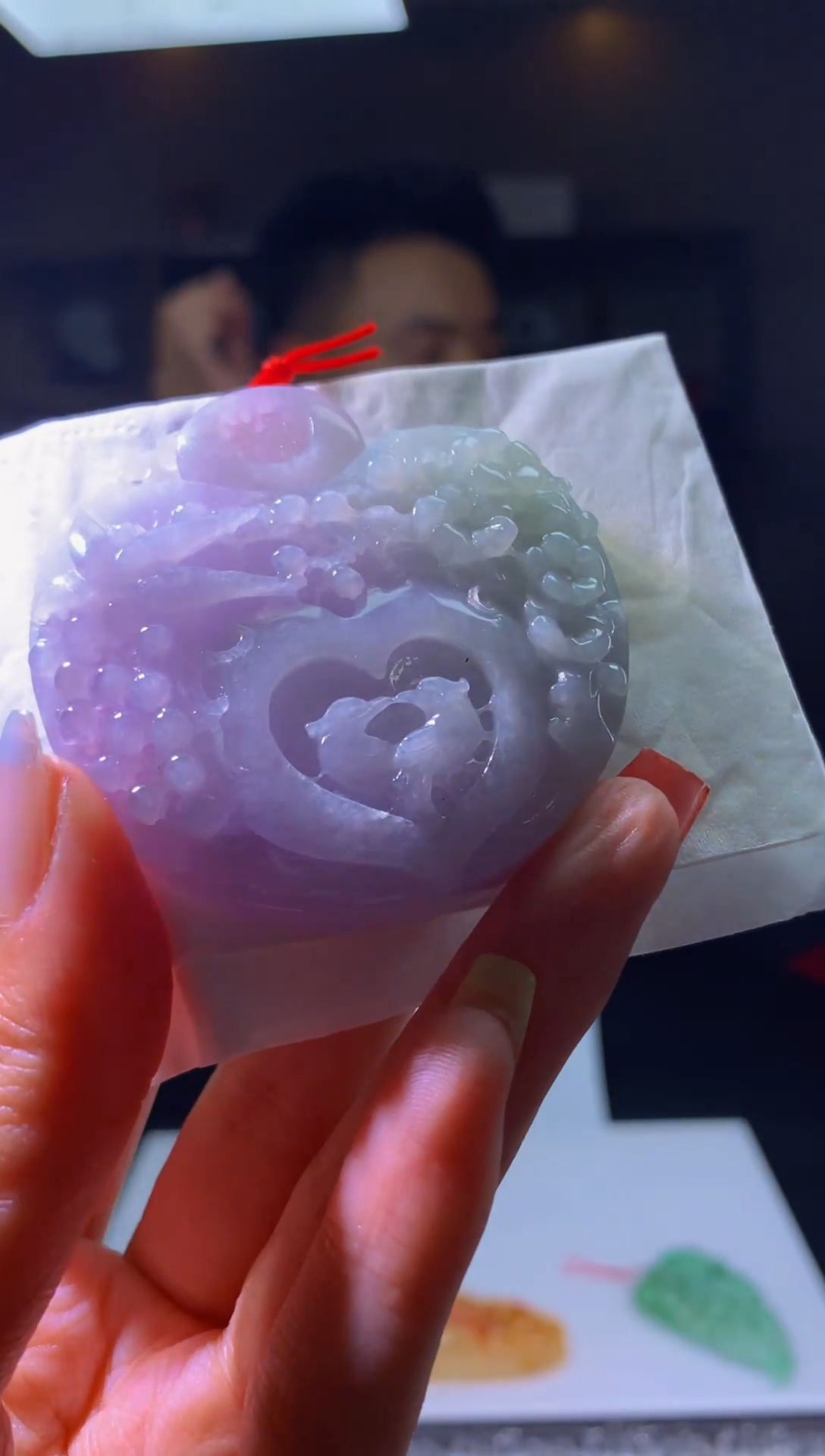 翡翠未镶嵌颈饰净货