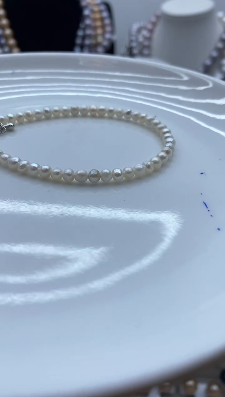 【闪购商品】淡水珍珠颈饰钛钢2
