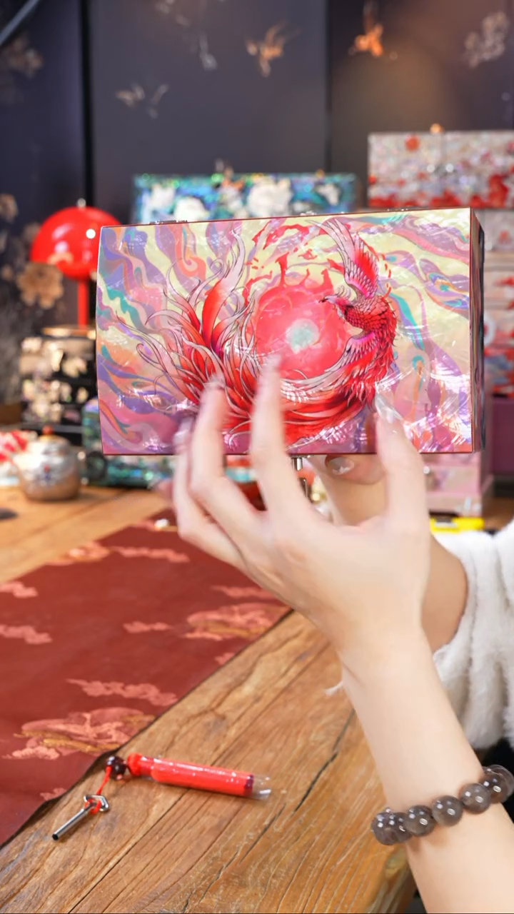 【闪购商品】瓷片核桃甄选非遗文化螺钿