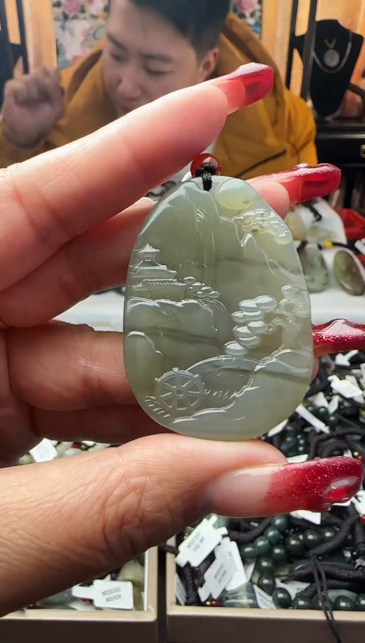 颈饰未镶嵌和田玉和田玉吊坠9