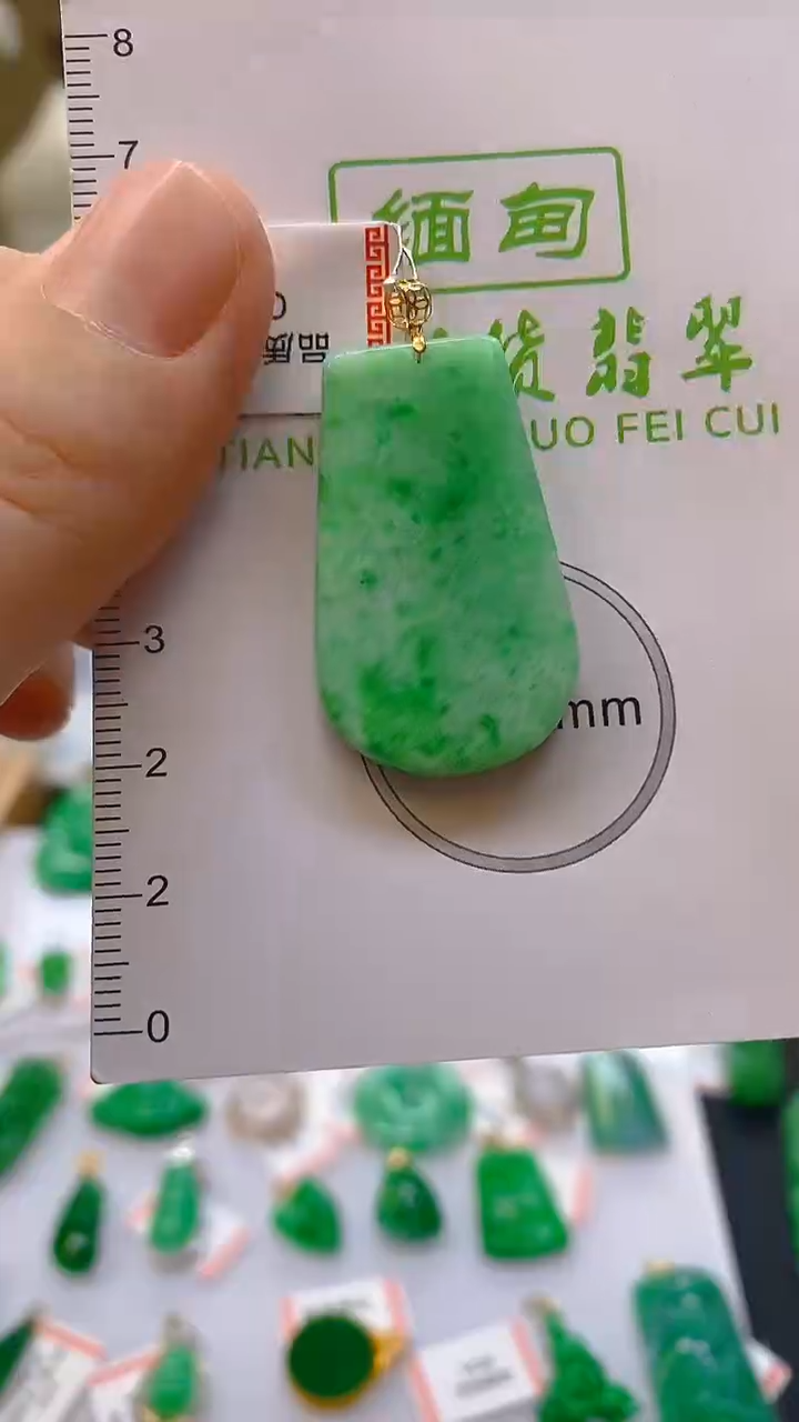 【闪购商品】翡翠颈饰18K金镶嵌新号开播，全场乱卖