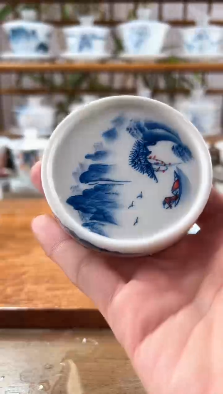 ?**?微瑕千里江山小盖置