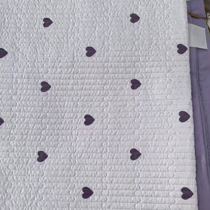 水洗 棉四季床盖三层夹棉可铺可盖