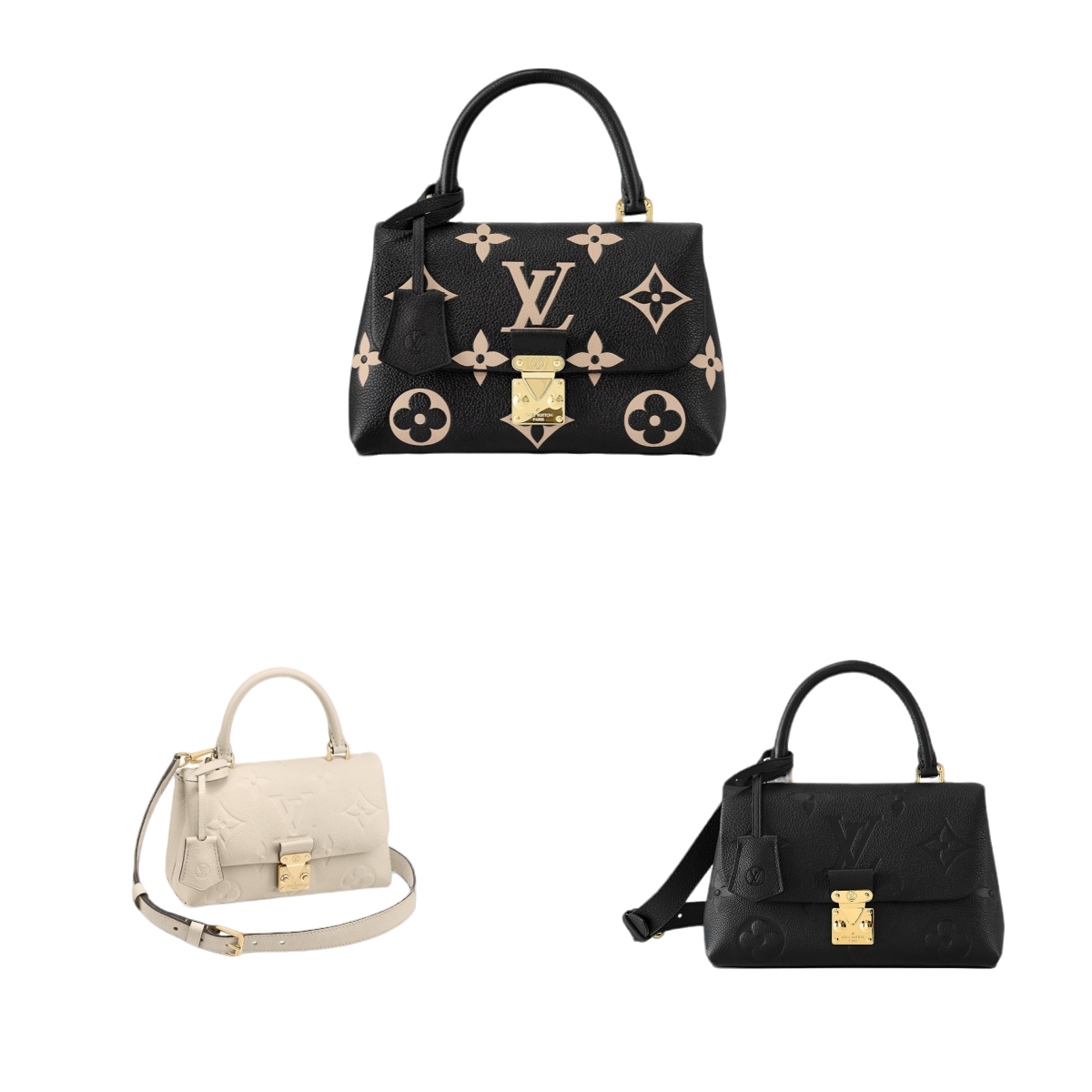 99新 LouisVuitton/路易威登 闲置新LV madeleine BB号手提斜挎包