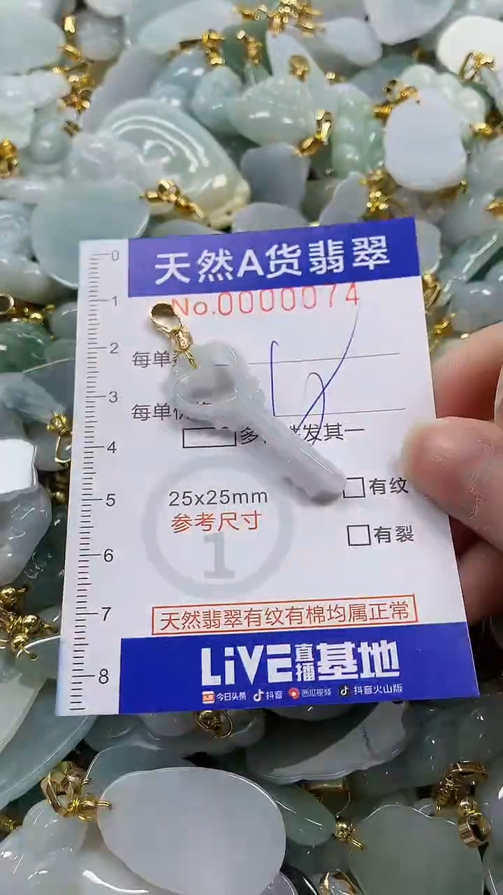 颈饰未镶嵌翡翠天然A货翡翠