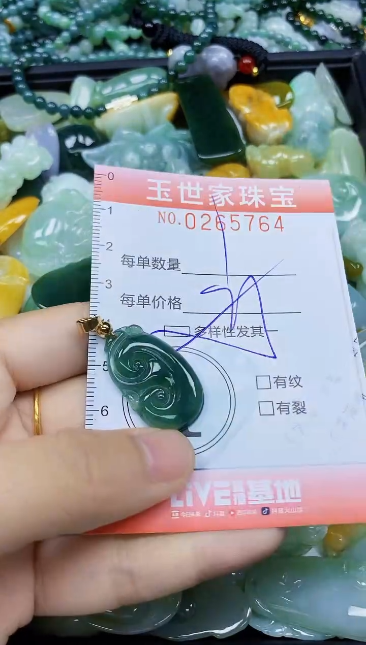 翡翠未镶嵌颈饰闪购0265764多样性发其一