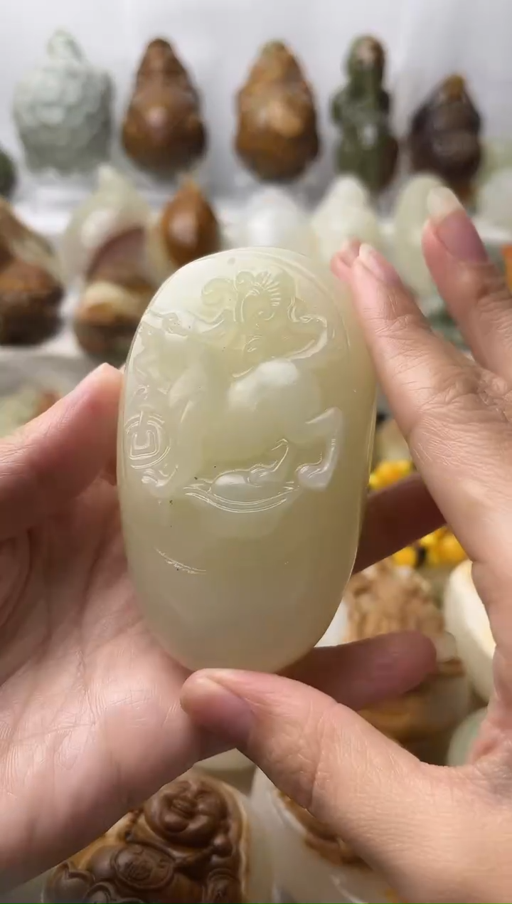 石材古青石棉纹正常不退换狗