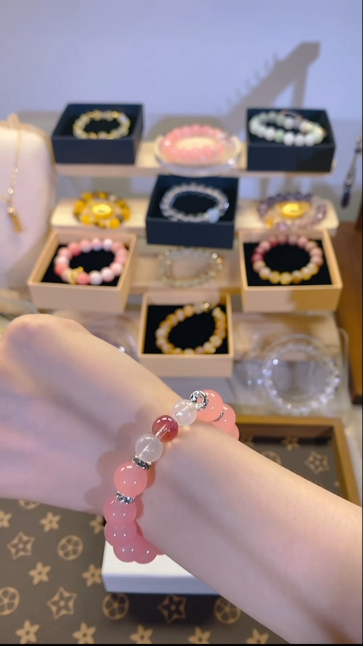 水晶手链未镶嵌水晶手串