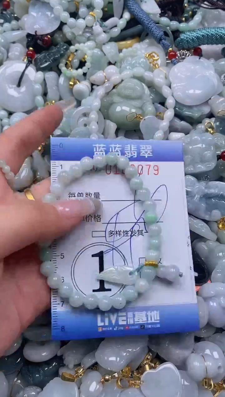 【闪购商品】翡翠颈饰未镶嵌闪购0166079多样性发其一