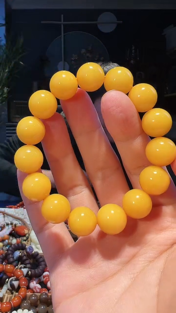 【闪购商品】蜜蜡手串未镶嵌14左右单圈