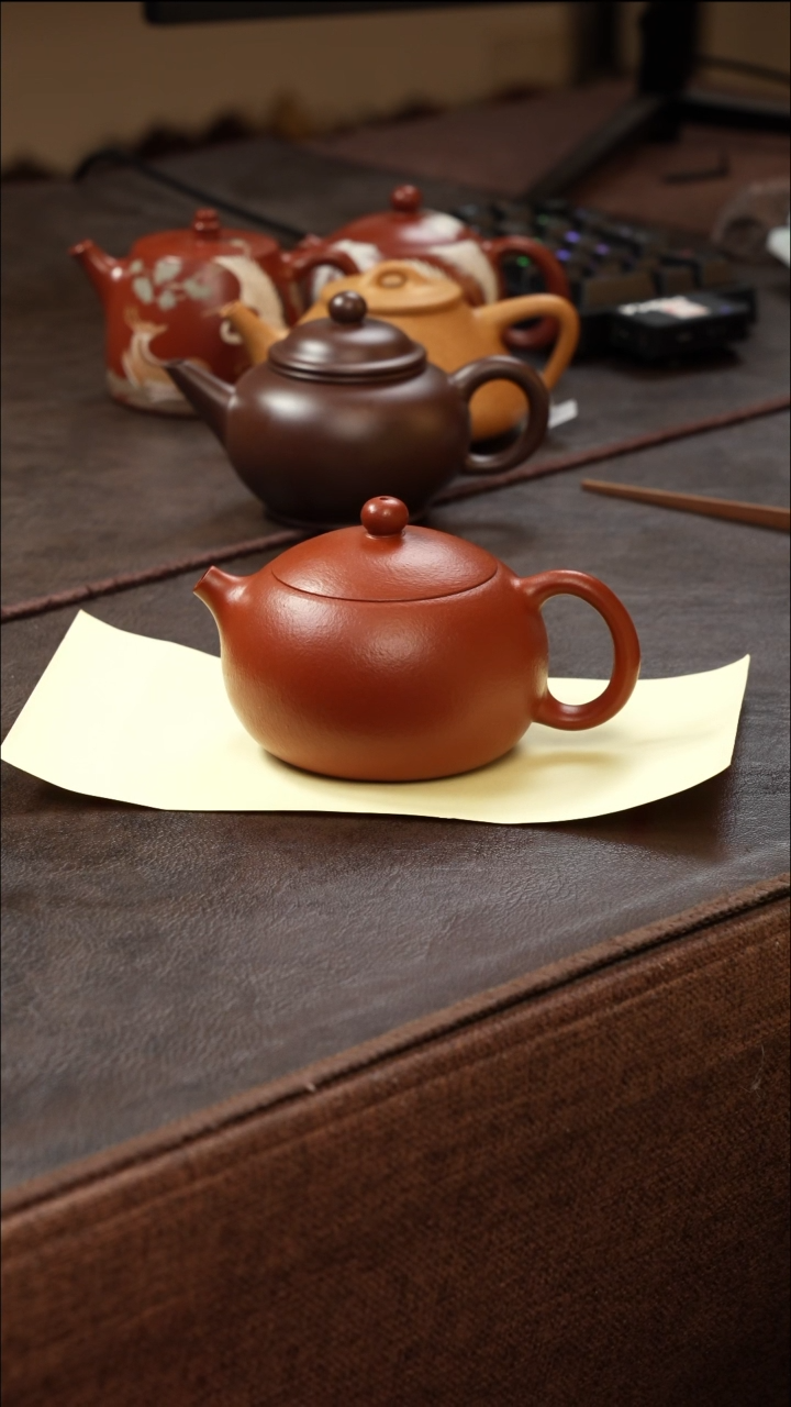 茶壶紫砂壶·19朱泥西施220cc