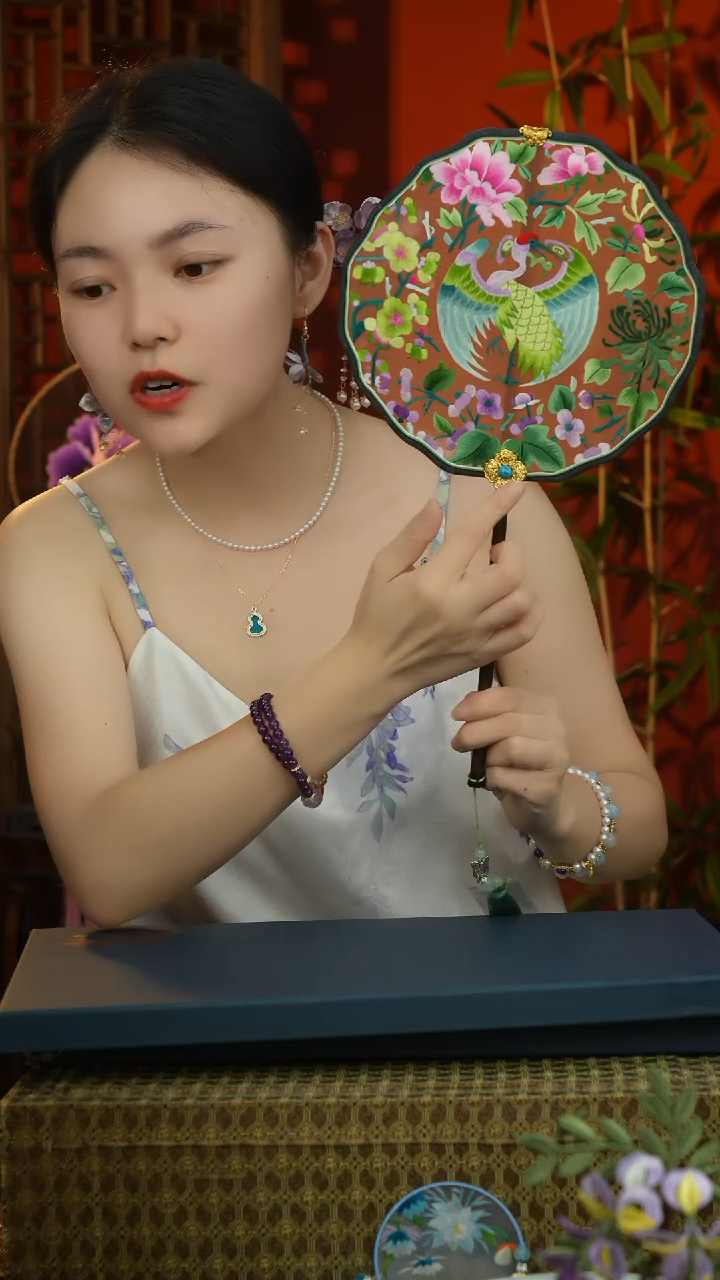 刺绣非遗苏绣纯手工团扇（不带扇盒）