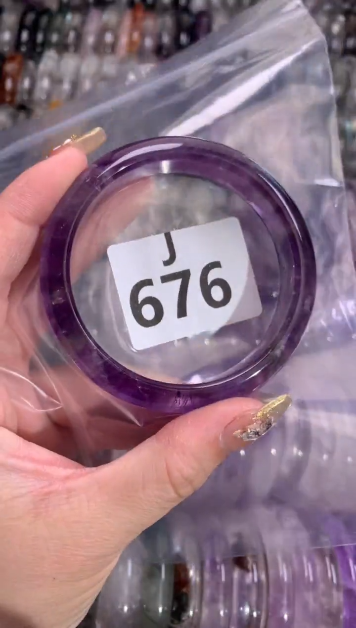 【闪购商品】水晶水晶手镯未镶嵌676-57