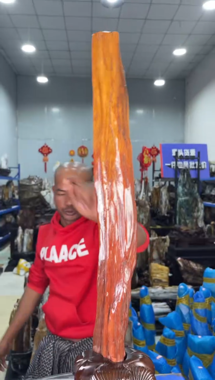 【闪购商品】硅化玉摆件未镶嵌77