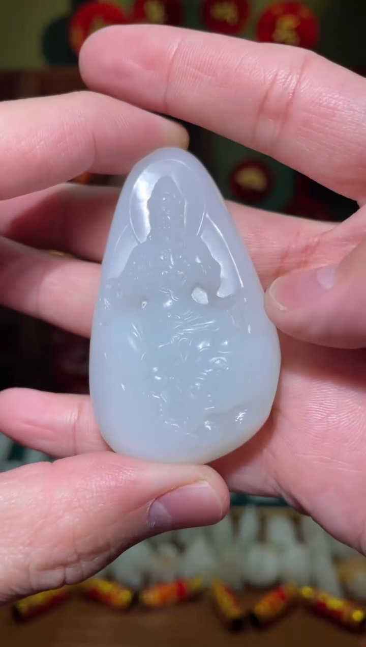 【闪购商品】和田玉吊坠(不含链)未镶嵌普贤52g