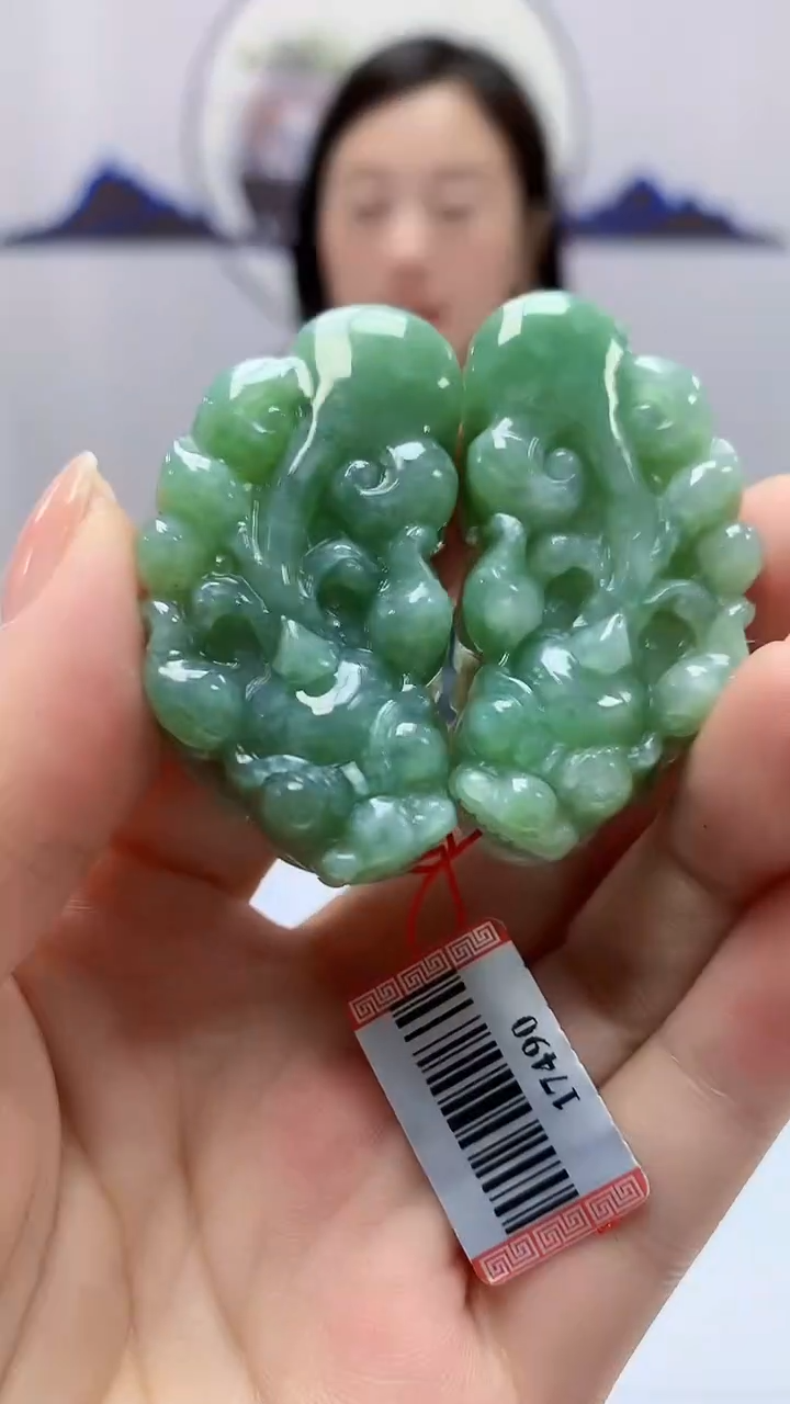 【闪购商品】定制翡翠未镶嵌4852ms-毛货126貔貅