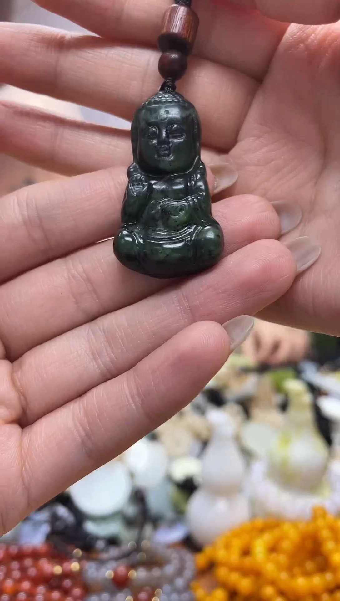 未镶嵌岫玉吊坠·