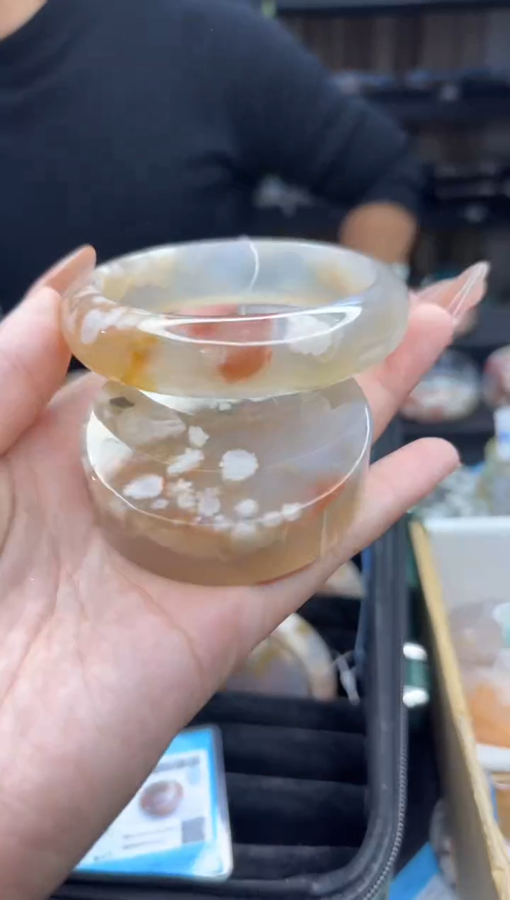 【闪购商品】石英质玉手镯未镶嵌781（60圈赠送镯心）