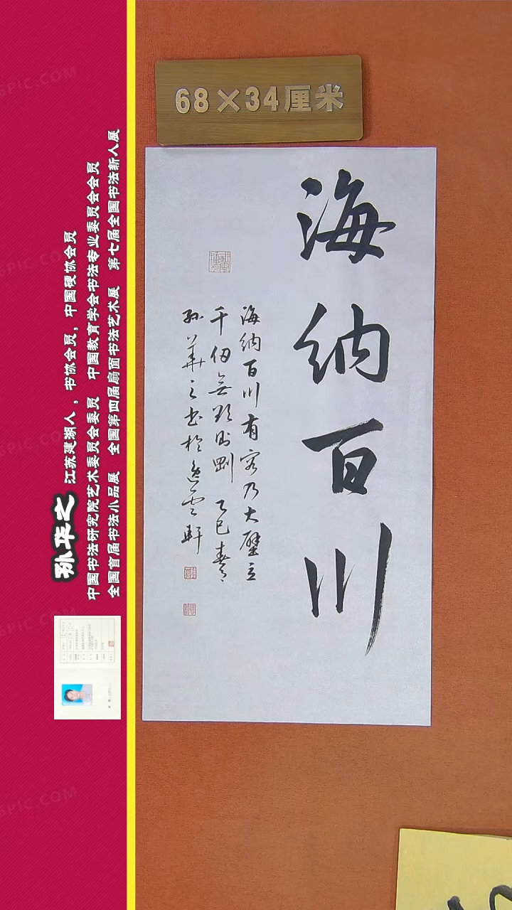 【闪购商品】书法165a孙华之书法作品