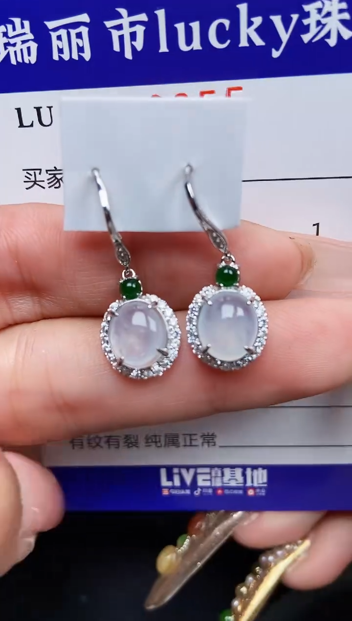 【闪购商品】翡翠颈饰银S925镶嵌2855