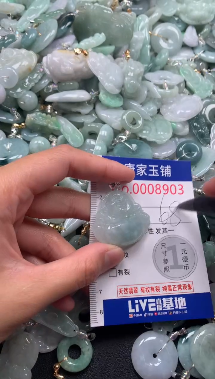 颈饰未镶嵌翡翠8903