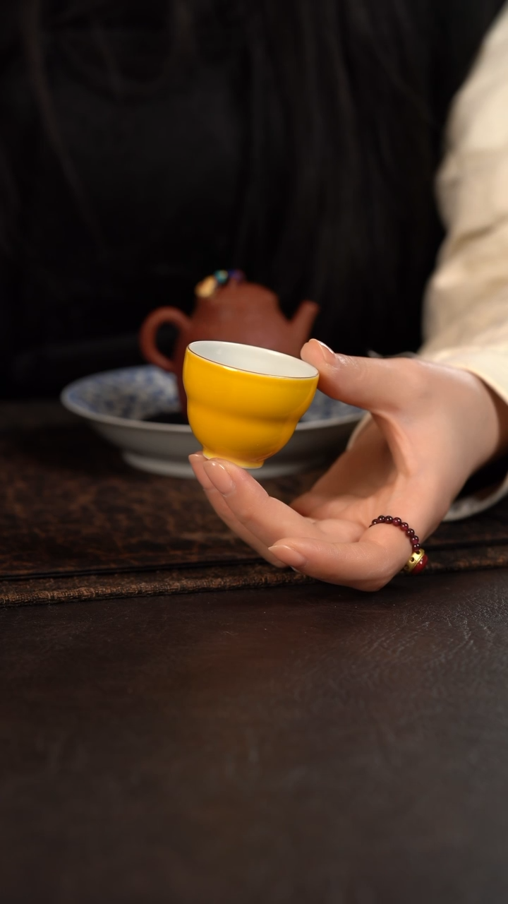 【闪购商品】杯聚澜堂栀子黄小葫芦杯