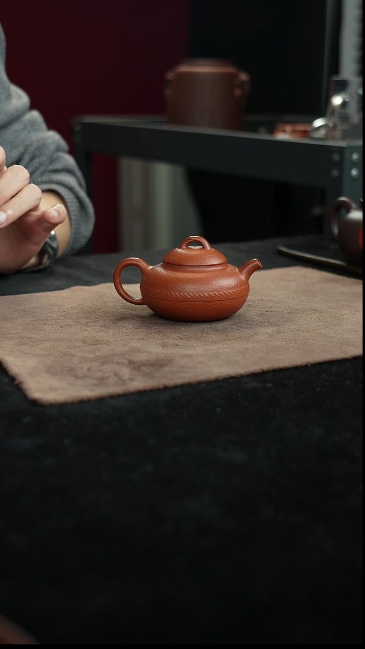 茶壶紫砂董俊峰合欢线圆结合款