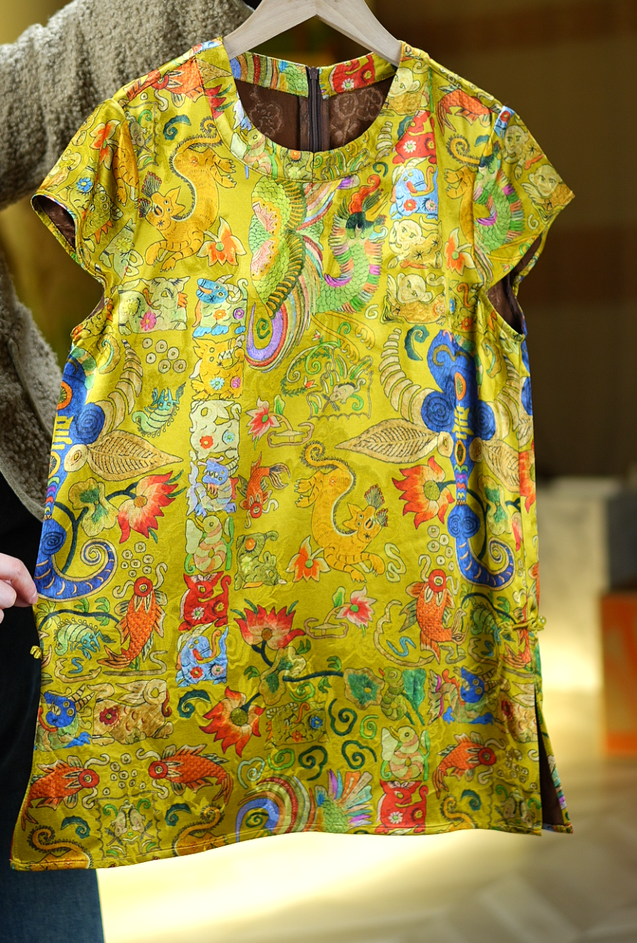 沁玉《非遗美学》2512国风复古简约大气上衣