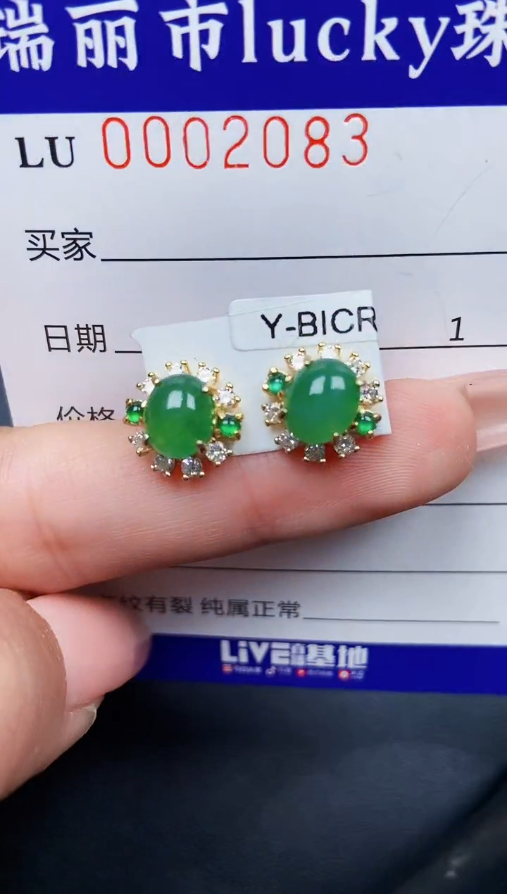 【闪购商品】翡翠颈饰银S925镶嵌2083