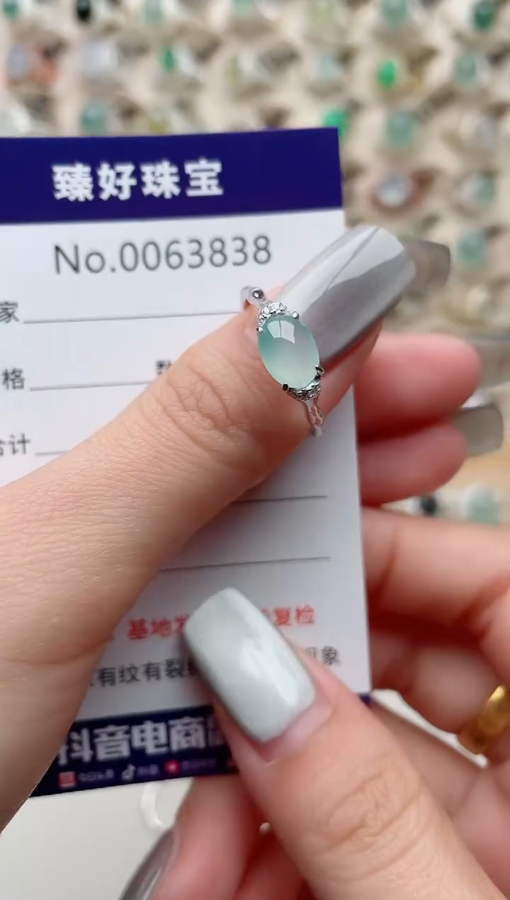 【闪购商品】翡翠戒指银S925镶嵌..........