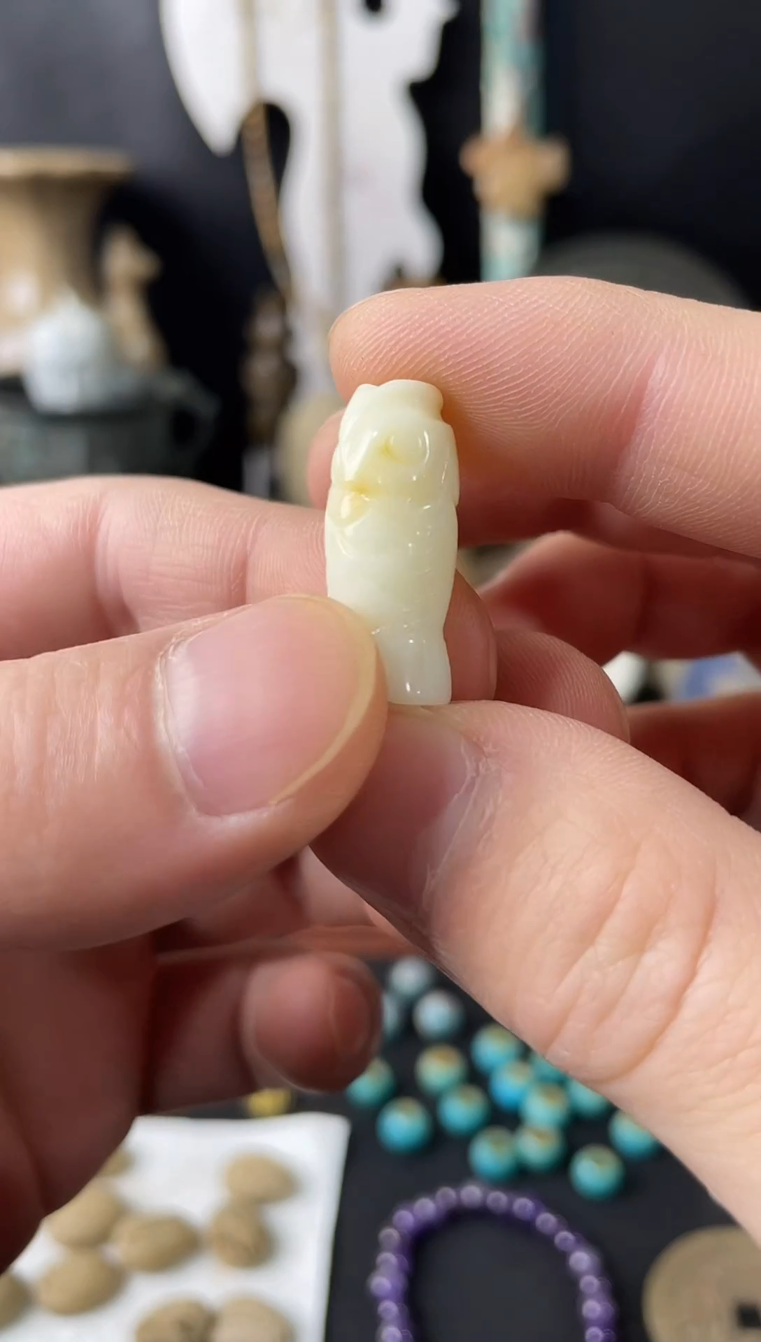 未镶嵌和田玉（糖玉）挂件1