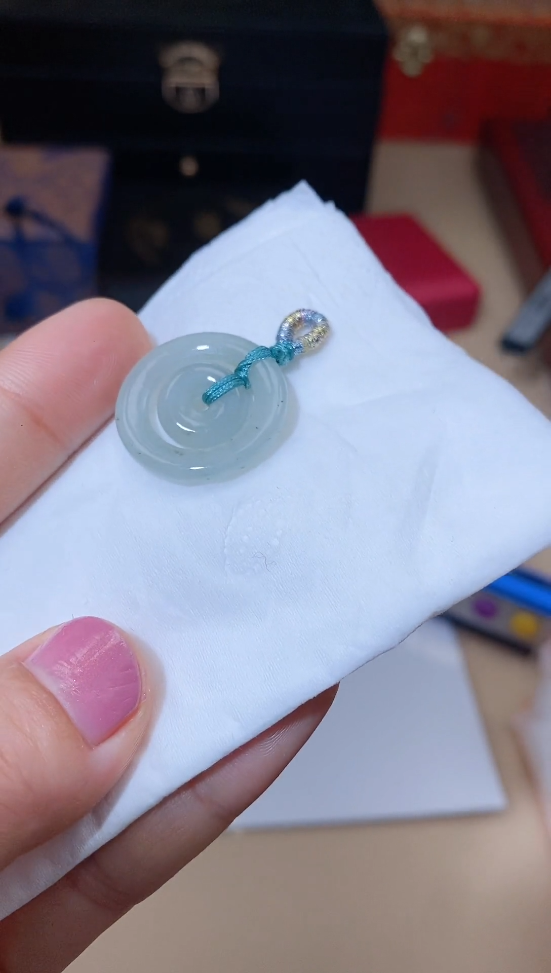 【闪购商品】翡翠颈饰未镶嵌 天然A货翡翠