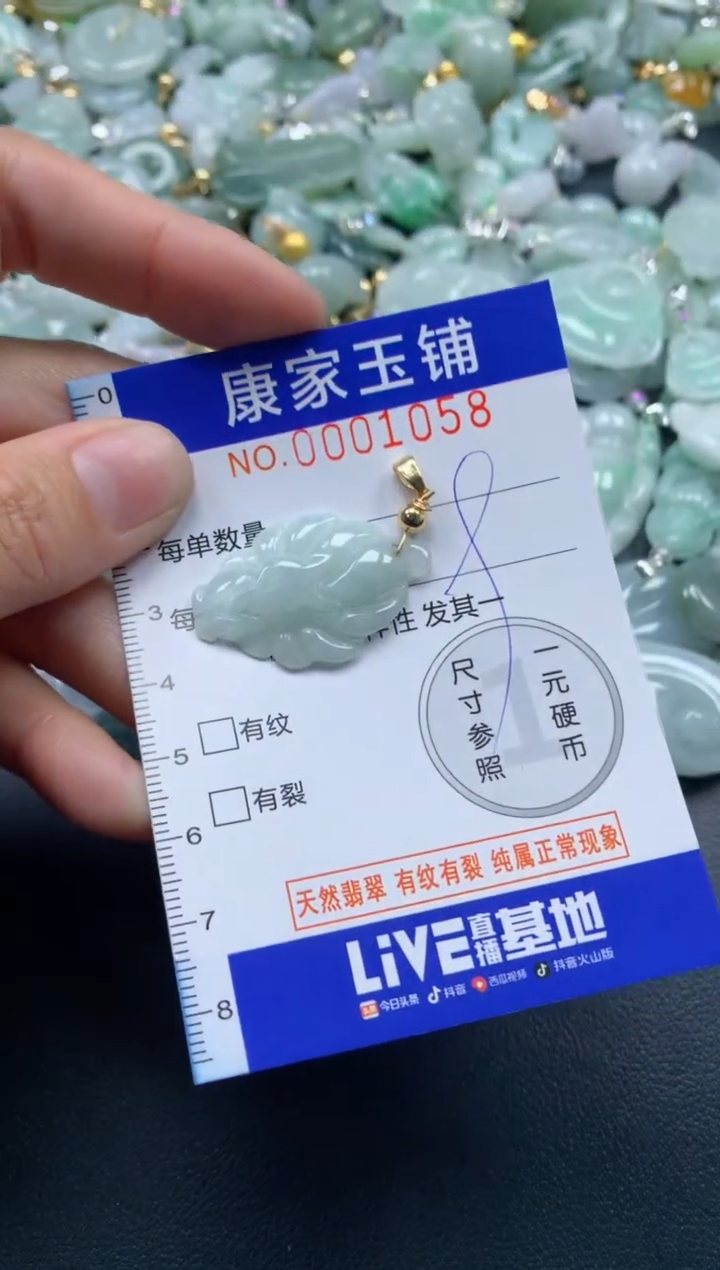 颈饰未镶嵌翡翠1058